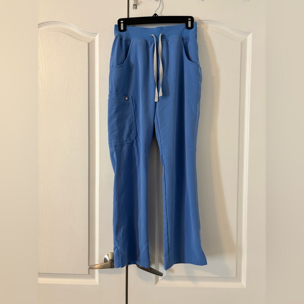 Figs Kade cargo scrub bottoms ceil blue xxs petite XXSP